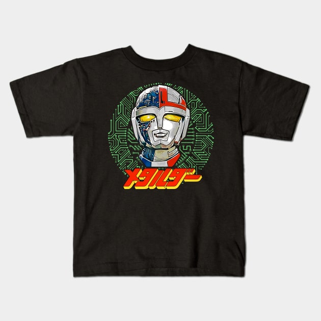 Metalder - Metal Heroes Kids T-Shirt by creativespero